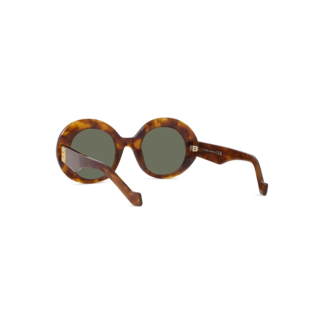 Óculos de Sol Loewe LW40146I_5053N Acetato Marrom Mesclado com lentes na cor Verde 5