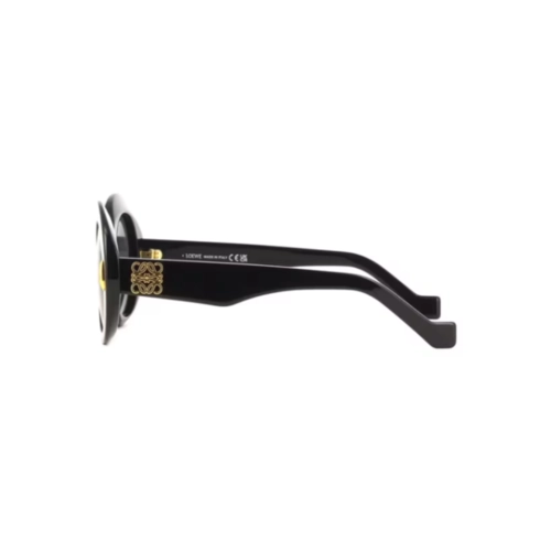 Óculos de Sol Loewe LW40146I_5001A Acetato Preto com lentes na cor Cinza