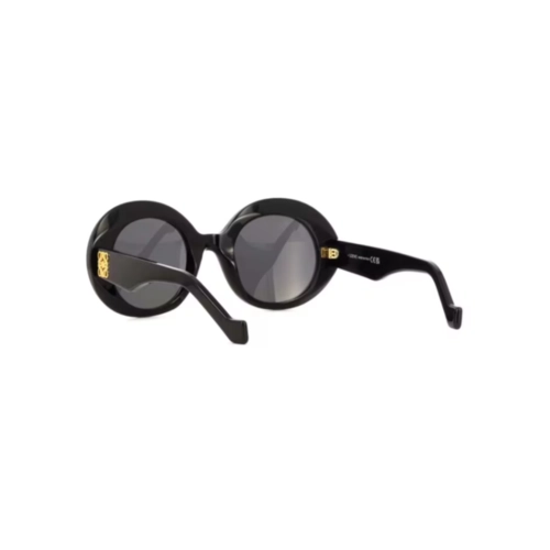 Óculos de Sol Loewe LW40146I_5001A Acetato Preto com lentes na cor Cinza