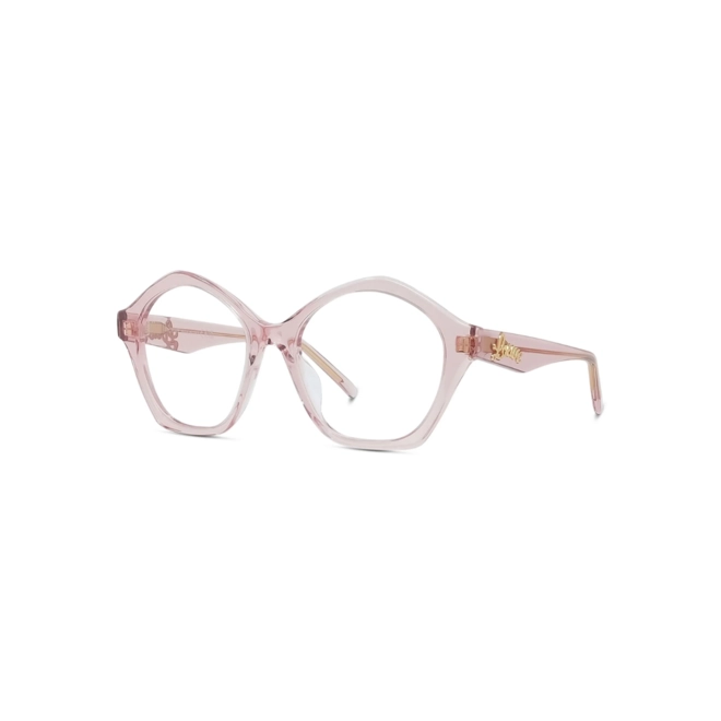 Óculos de Grau Loewe LW50053I_51072 Acetato Rosa Transparente 1