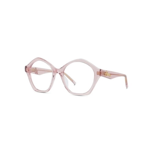 Óculos de Grau Loewe LW50053I_51072 Acetato Rosa Transparente