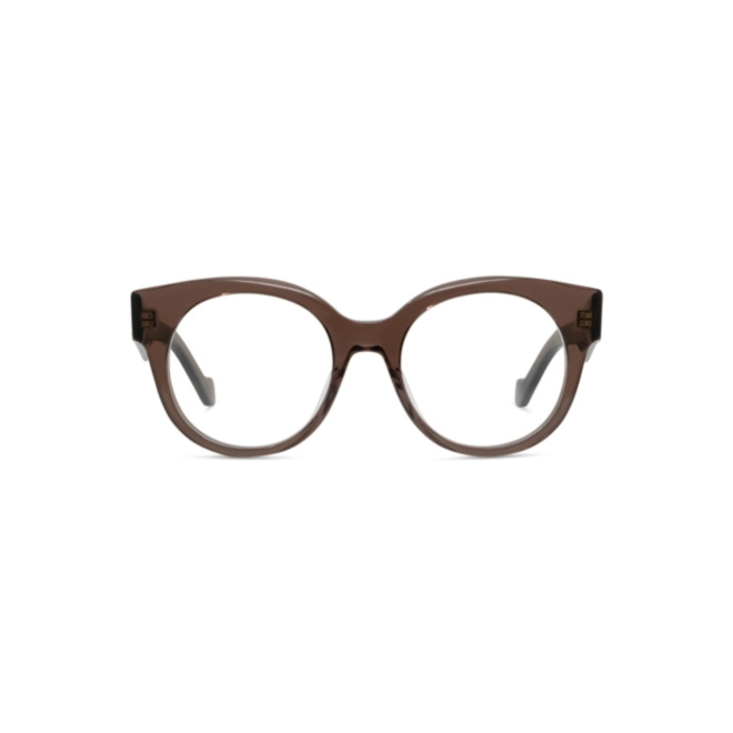 Óculos de Grau Loewe LW50068I_51050 Acetato Marrom Transparente 2