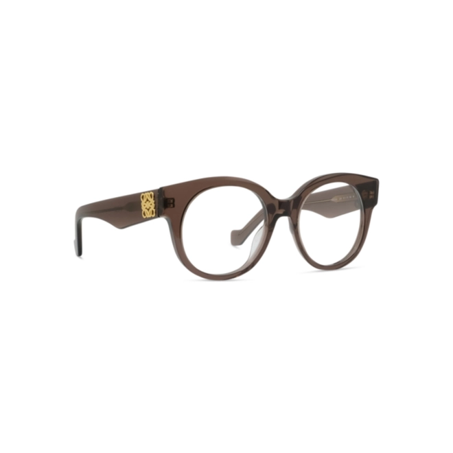 Óculos de Grau Loewe LW50068I_51050 Acetato Marrom Transparente 3