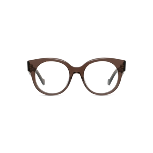 Óculos de Grau Loewe LW50068I_51050 Acetato Marrom Transparente
