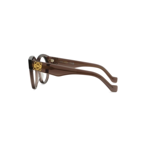 Óculos de Grau Loewe LW50068I_51050 Acetato Marrom Transparente