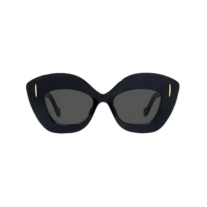 Óculos de Sol Loewe LW40127I_4801A Acetato Preto com lentes na cor Cinza 2