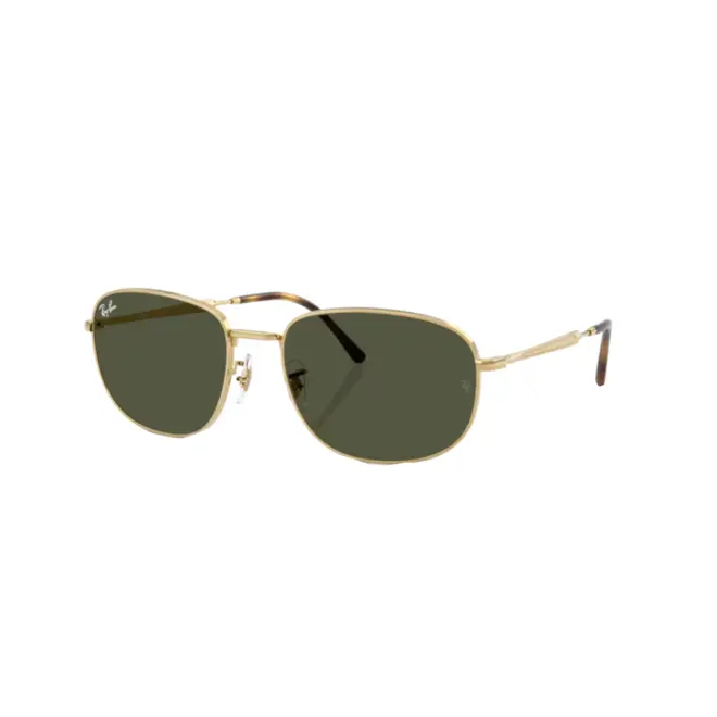 Óculos de Sol Ray-Ban 0RB3754 001/3160 Metal Dourado com lentes na cor Verde 1