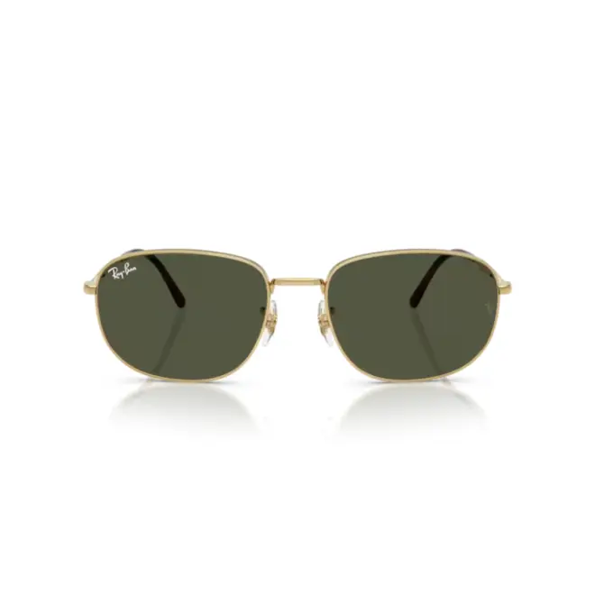 Óculos de Sol Ray-Ban 0RB3754 001/3160 Metal Dourado com lentes na cor Verde 2