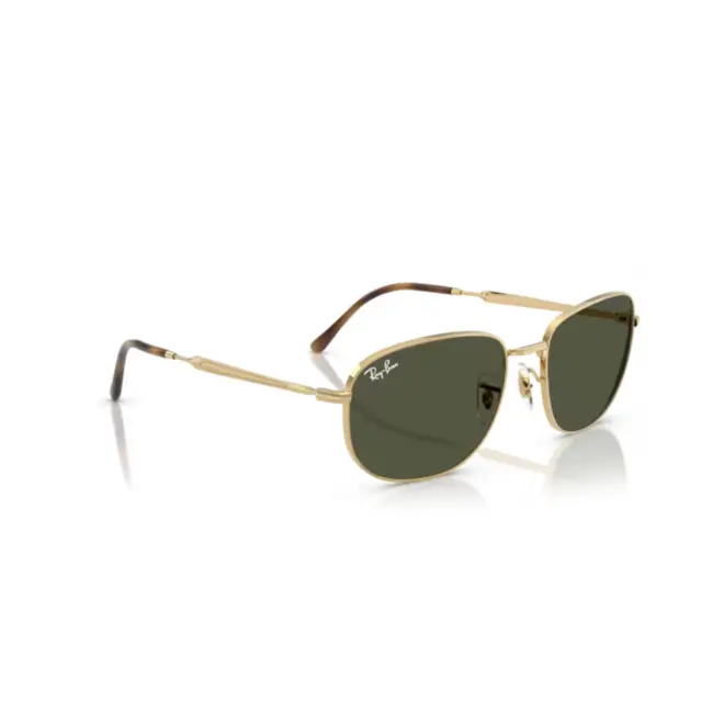 Óculos de Sol Ray-Ban 0RB3754 001/3160 Metal Dourado com lentes na cor Verde 3