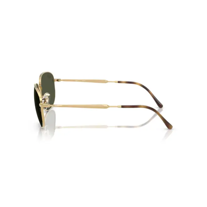 Óculos de Sol Ray-Ban 0RB3754 001/3160 Metal Dourado com lentes na cor Verde 4
