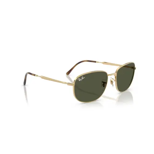 Óculos de Sol Ray-Ban 0RB3754 001/3160 Metal Dourado com lentes na cor Verde