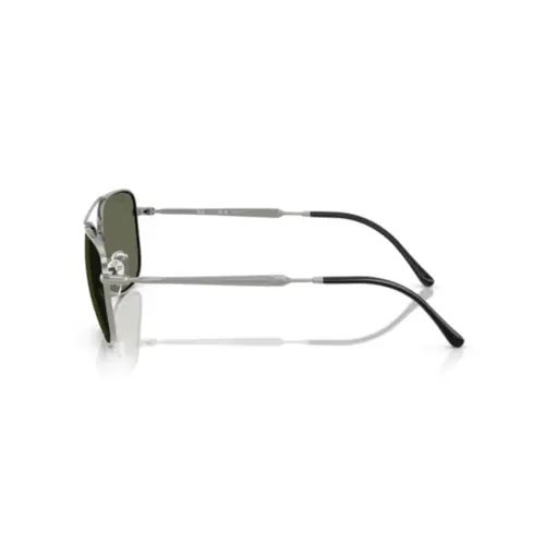 Óculos de Sol Ray-Ban 0RB3755 004/5859 Metal Chumbo com lentes na cor Verde Polarizado