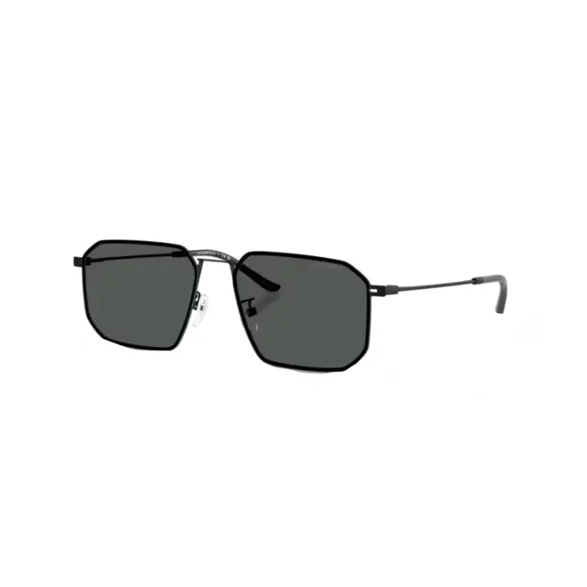 Óculos de Sol Emporio Armani 0EA2165D 30018758 Metal Preto Fosco com lentes na cor Fumê 1
