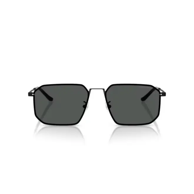 Óculos de Sol Emporio Armani 0EA2165D 30018758 Metal Preto Fosco com lentes na cor Fumê 2