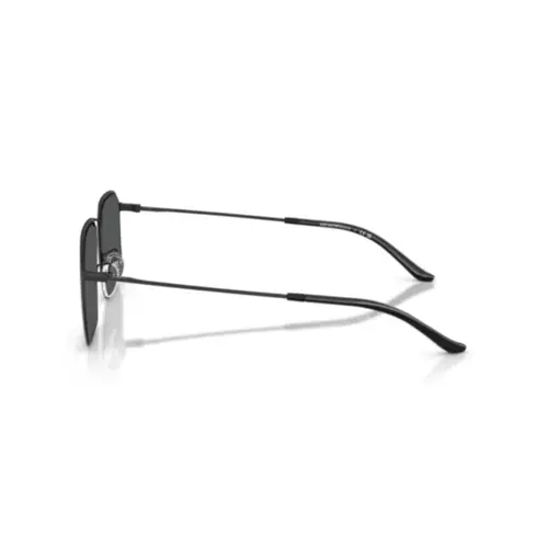 Óculos de Sol Emporio Armani 0EA2165D 30018758 Metal Preto Fosco com lentes na cor Fumê