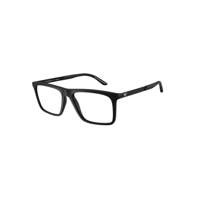Óculos de Grau Emporio Armani 0EA3253 5001 55 Acetato Preto Fosco 1