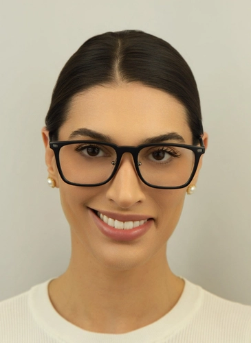 Óculos de Grau Emporio Armani 0EA3263D 5001 55 Acetato Preto Fosco