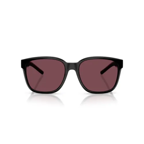 Óculos de Sol Scuderia Ferrari 0FZ6019D 501/1E56 Acetato Preto com lentes na cor Vermelho