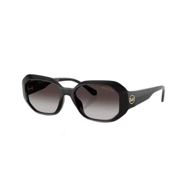 Óculos de Sol Michael Kors 0MK2240U 30058G54 Acetato Preto com lentes na cor Cinza Degradê 1