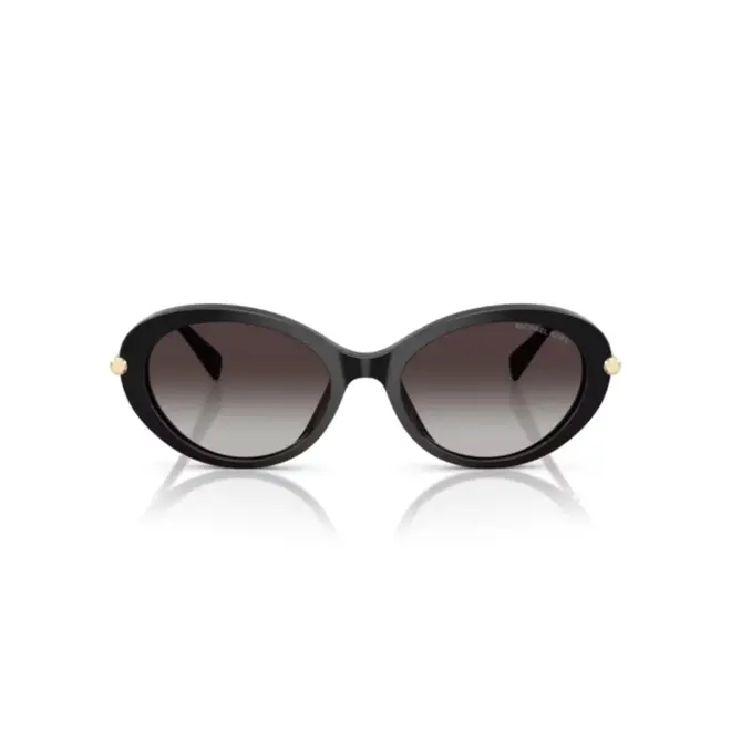 Óculos de Sol Michael Kors 0MK2245U 30058G53 Acetato Preto com lentes na cor Cinza Degradê 2