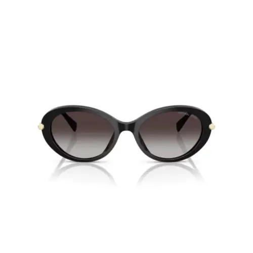 Óculos de Sol Michael Kors 0MK2245U 30058G53 Acetato Preto com lentes na cor Cinza Degradê