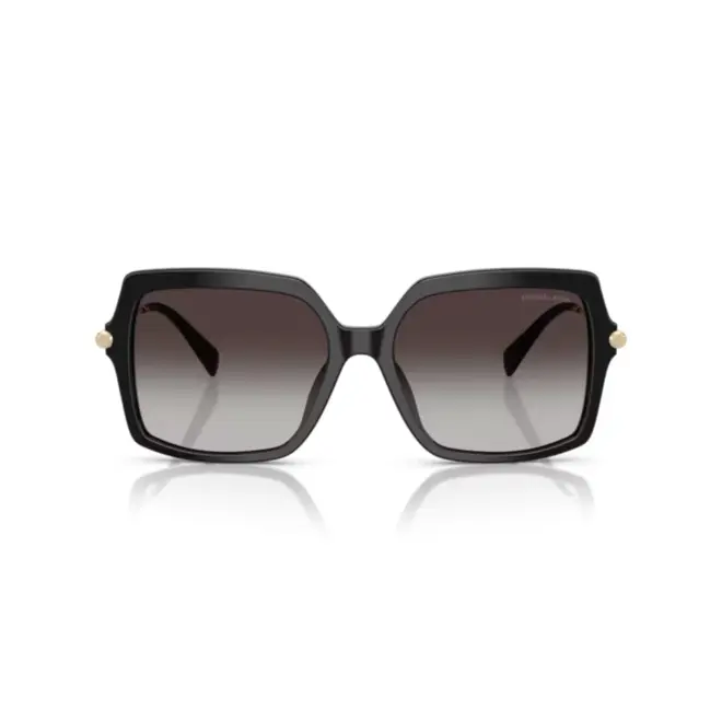 Óculos de Sol Michael Kors 0MK2247U 30058G57 Acetato Preto com lentes na cor Cinza Degradê 2