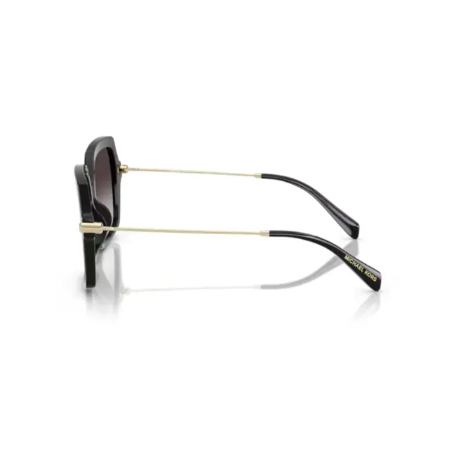 Óculos de Sol Michael Kors 0MK2247U 30058G57 Acetato Preto com lentes na cor Cinza Degradê 3