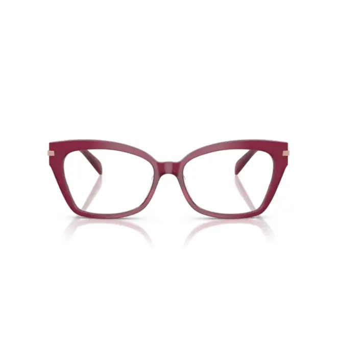 Óculos de Grau Michael Kors 0MK4146U 4018 56 Acetato Vermelho 2