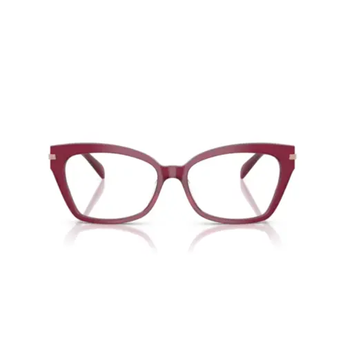 Óculos de Grau Michael Kors 0MK4146U 4018 56 Acetato Vermelho