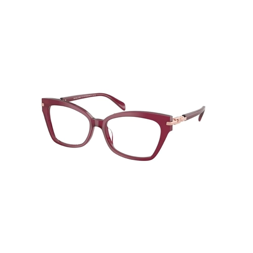 Óculos de Grau Michael Kors 0MK4146U 4018 56 Acetato Vermelho