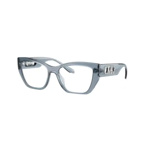 Óculos de Grau Michael Kors 0MK4149U 4014 54 Acetato Azul Transparente