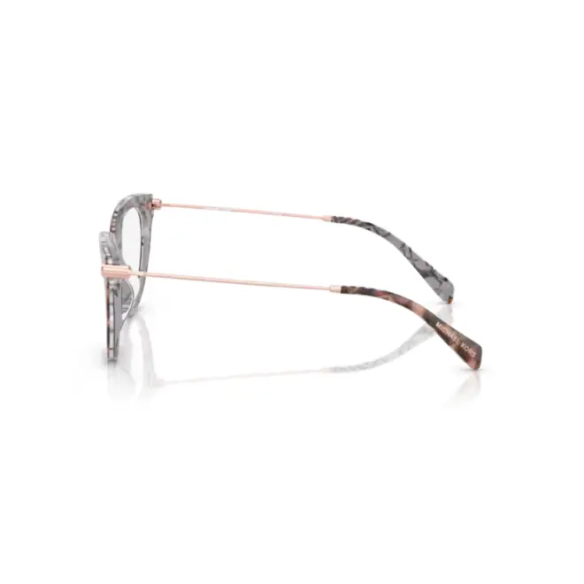 Óculos de Grau Michael Kors 0MK4151U 4017 53 Acetato Rosa Mesclado 3