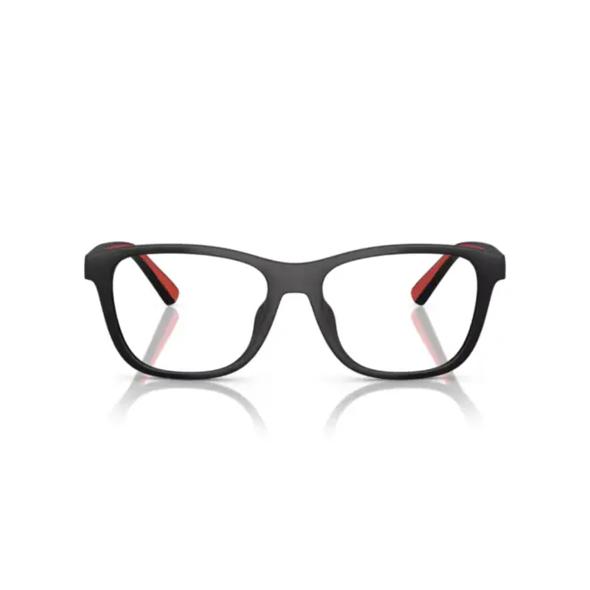 Óculos de Grau Polo Ralph Lauren com Clip-On 0PH4228U 50018755 Acetato Preto com Vermelho com lentes na cor Cinza 2