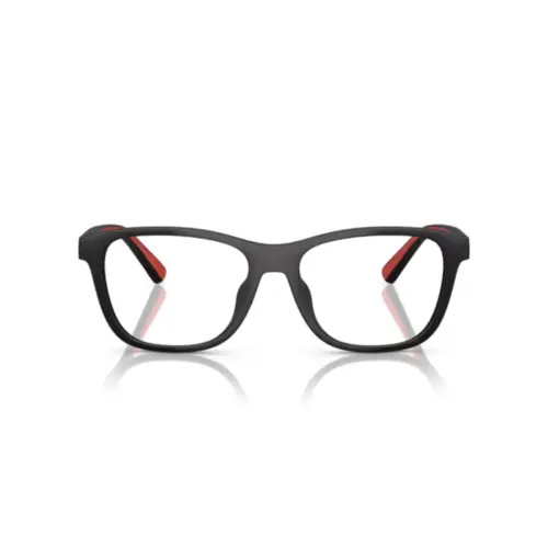 Óculos de Grau Polo Ralph Lauren com Clip-On 0PH4228U 50018755 Acetato Preto com Vermelho com lentes na cor Cinza