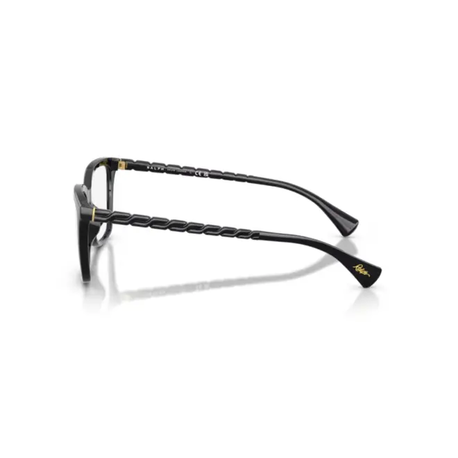 Óculos de Grau Ralph 0RA7178U 5001 54 Acetato Preto 3