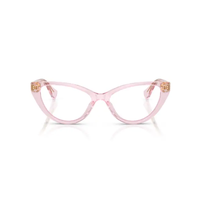 Óculos de Grau Ralph 0RA7181U 6190 54 Acetato Rosa Transparente 2