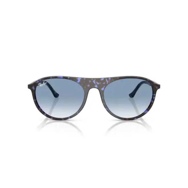 Óculos de Sol Ray-Ban 0RB2215 14303F59 Acetato Azul Mesclado com lentes na cor Azul Degradê 2