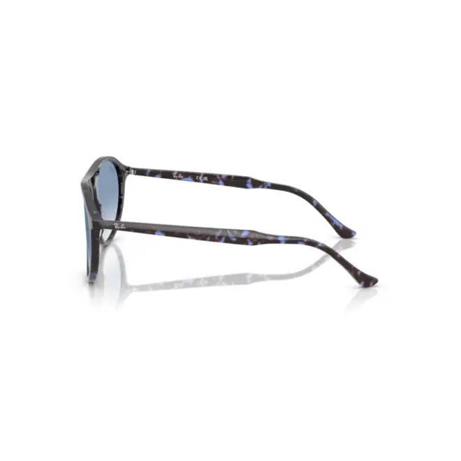 Óculos de Sol Ray-Ban 0RB2215 14303F59 Acetato Azul Mesclado com lentes na cor Azul Degradê 4