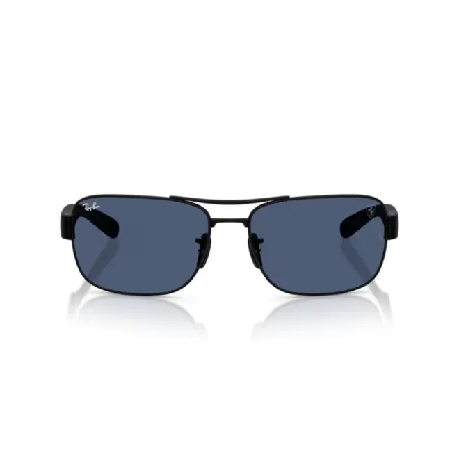 Óculos de Sol Ray-Ban Scuderia Ferrari 0RB3763M F1198064 Metal Preto com lentes na cor Azul 2