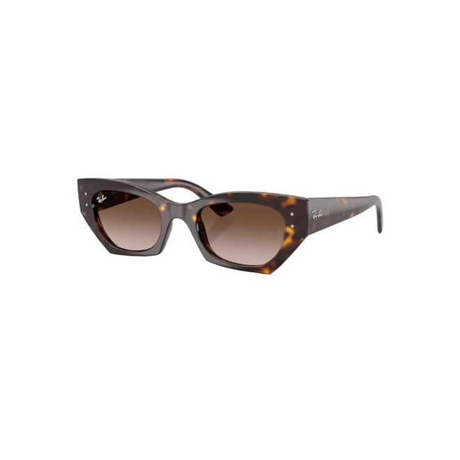 Óculos de Sol Ray-Ban Zena 0RB4430 13591352 Acetato Marrom Mesclado com lentes na cor Marrom Degradê 1