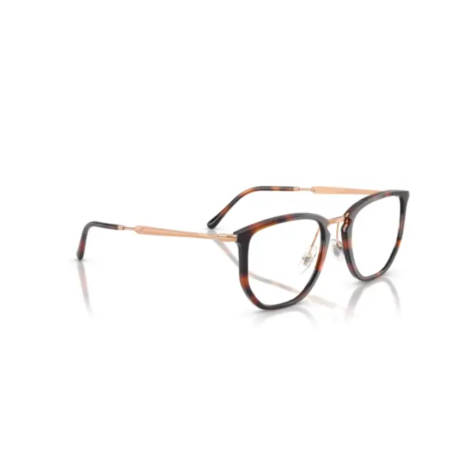 Óculos de Grau Ray-Ban 0RX4451V 5687 53 Acetato Marrom Mesclado e Rose 3