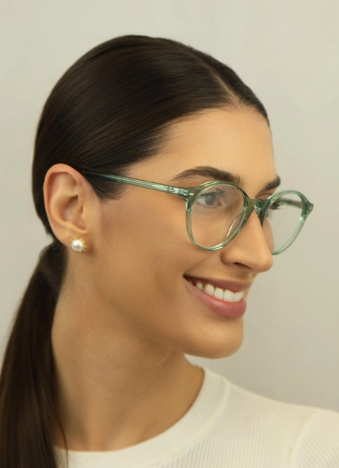 Óculos de Grau Ray-Ban Bernard 0RX5430 8443 51 Acetato Verde Transparente 5