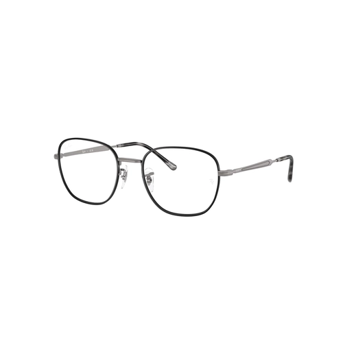 Óculos de Grau Ray-Ban 0RX6534 3187 53 Metal Preto e Chumbo