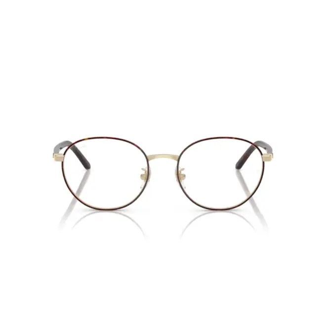 Óculos de Grau Ray-Ban 0RX6538D 3193 53 Metal Marrom Mesclado e Dourado 2