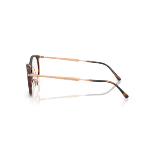 Óculos de Grau Ray-Ban 0RX7255 5687 53 Nylon Marrom Mesclado