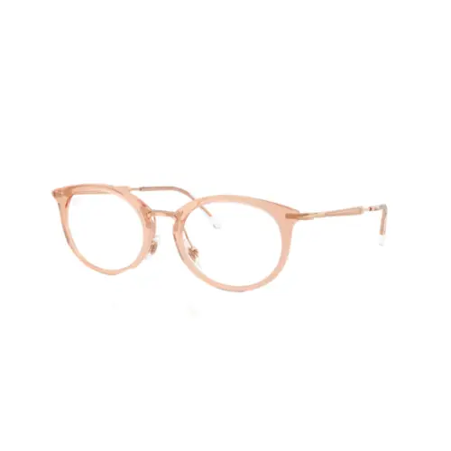 Óculos de Grau Ray-Ban 0RX7255 8124 53 Nylon Nude Transparente