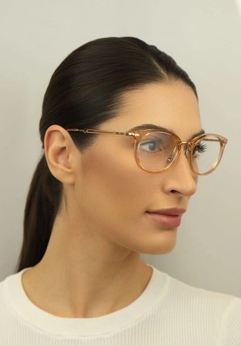 Óculos de Grau Ray-Ban 0RX7255 8124 53 Nylon Nude Transparente