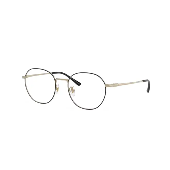 Óculos de Grau Ray-Ban 0RX8778D 1250 52 Titânio Preto e Dourado 1