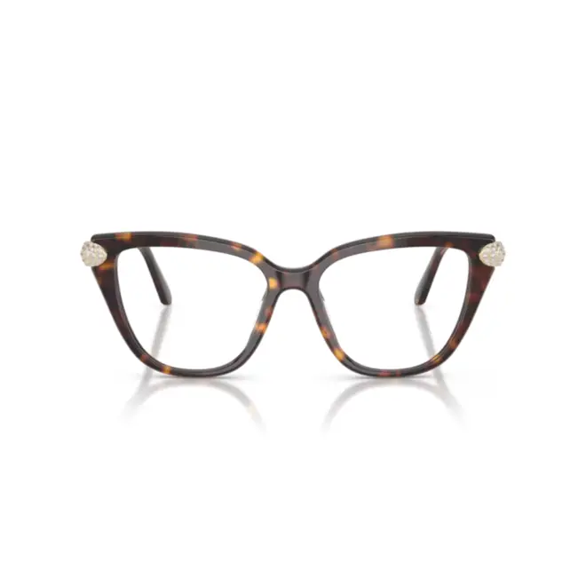 Óculos de Grau Swarovski 0SK2045 1002 54 Acetato Marrom Mesclado 2