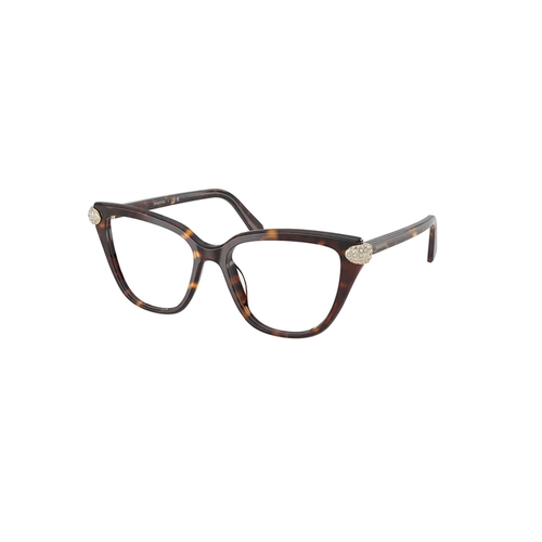 Óculos de Grau Swarovski 0SK2045 1002 54 Acetato Marrom Mesclado